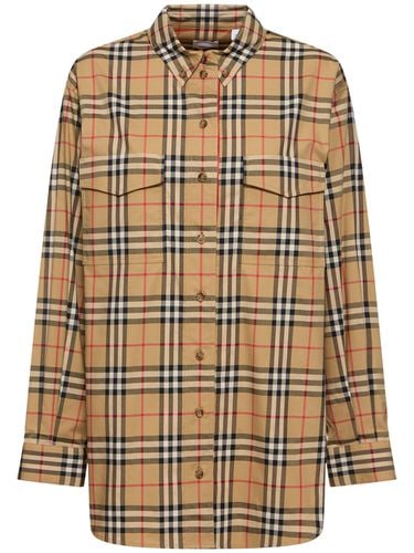 Turnstone Icon Stretch Poplin Shirt - BURBERRY - Modalova