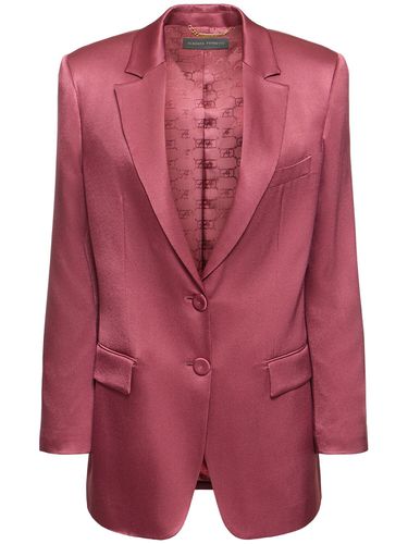 Jacke Aus Satin - ALBERTA FERRETTI - Modalova