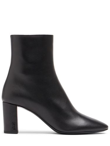 Mm Hohe Lederstiefel „lou“ - SAINT LAURENT - Modalova