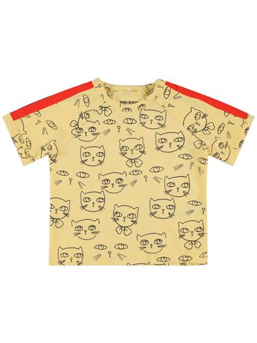 Camiseta De Algodón Orgánico Estampada - MINI RODINI - Modalova