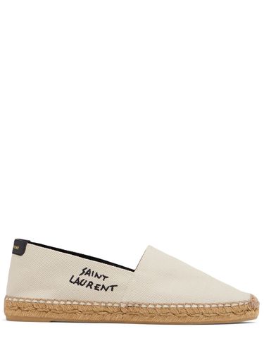 Mm Canvas Espadrilles - SAINT LAURENT - Modalova