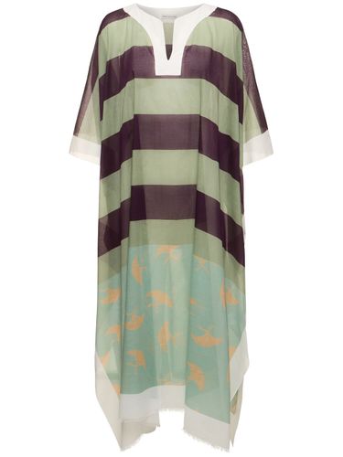 Printed Cotton Voile Caftan - DRIES VAN NOTEN - Modalova