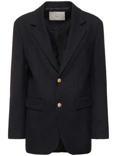 Button Wool Blend Unisex Blazer - DUNST - Modalova