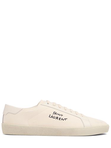 Sneakers Aus Baumwollcanvas "court Classic" - SAINT LAURENT - Modalova