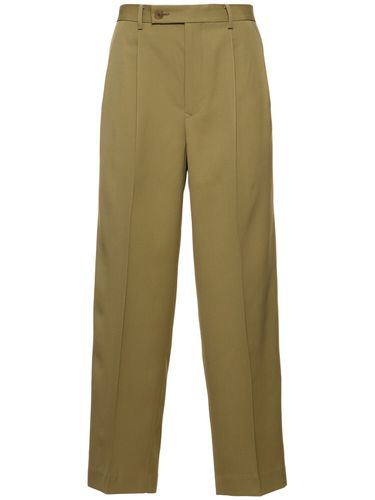 Pantaloni In Gabardina Di Lana Leggera - AURALEE - Modalova