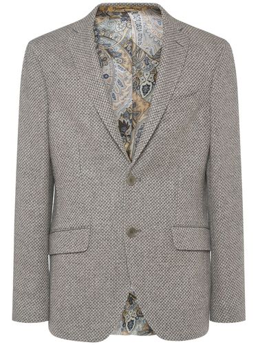 Blazer Aus Wolle Und Kaschmir - ETRO - Modalova