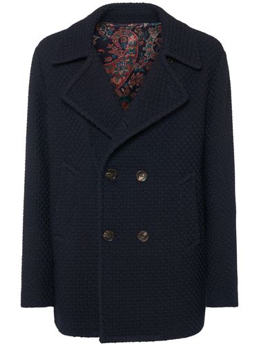 Peacoat In Lana - ETRO - Modalova