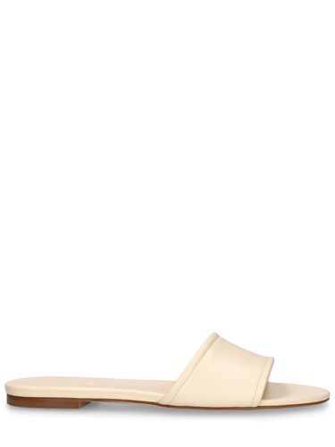 Mm Sumi Flat Leather Slide Sandals - AEYDE - Modalova