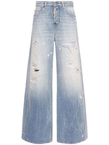 Jeans Anchos De Denim - DSQUARED2 - Modalova