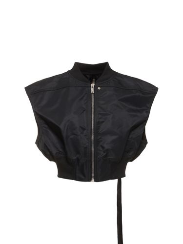 Bomber Cropped In Nylon - RICK OWENS DRKSHDW - Modalova