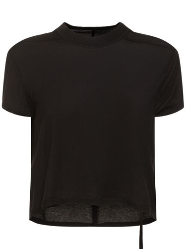 T-shirt Cropped In Jersey - RICK OWENS DRKSHDW - Modalova