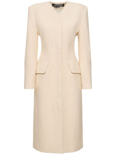 Cappotto Midi Le Manteau Cubo In Pile Di Cotone - JACQUEMUS - Modalova