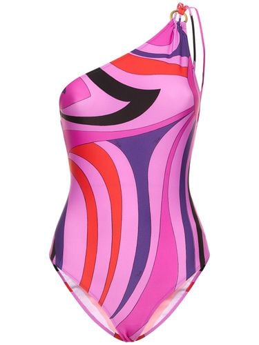 Printed Lycra One Piece Swimsuit - PUCCI - Modalova