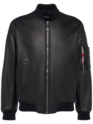 Bomber Cyprus In Pelle - DSQUARED2 - Modalova