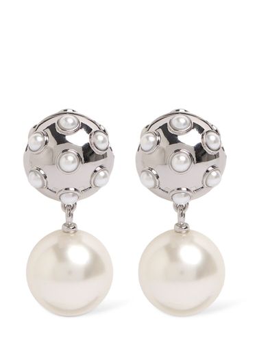 Dot Faux Pearl Drop Earrings - MARC JACOBS - Modalova