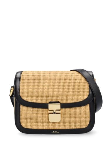 Small Grace Raffia Effect Shoulder Bag - A.P.C. - Modalova