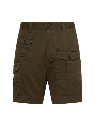 Sexy Cargo Cotton Drill Shorts - DSQUARED2 - Modalova