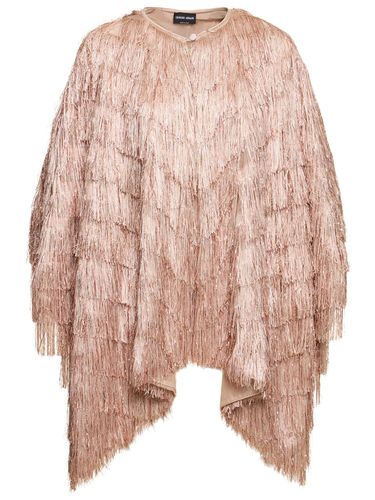 Fringed Cape Jacket - GIORGIO ARMANI - Modalova