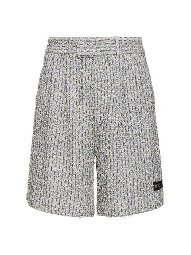 Shorts De Bouclé Tweed De Algodón - AMIRI - Modalova