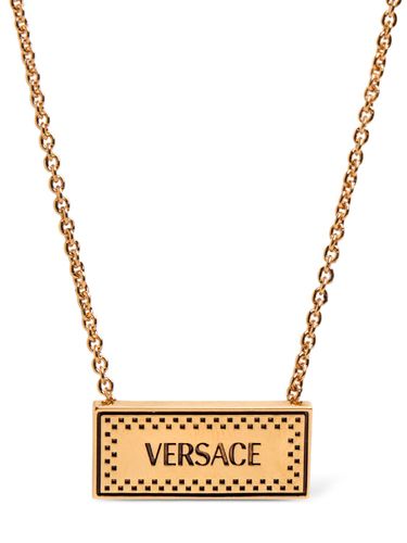 Halskette Aus Metall - VERSACE - Modalova