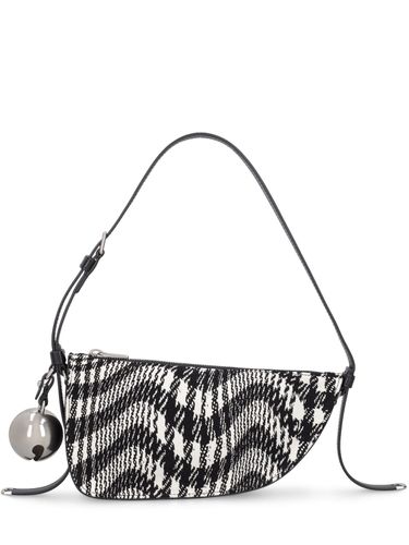 Borsa Mini Shield Sling In Tela - BURBERRY - Modalova