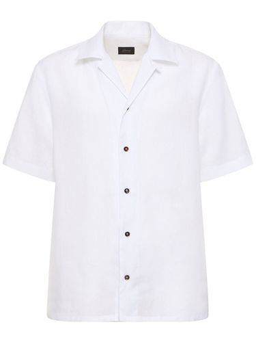 Short Sleeve Linen Shirt - BRIONI - Modalova