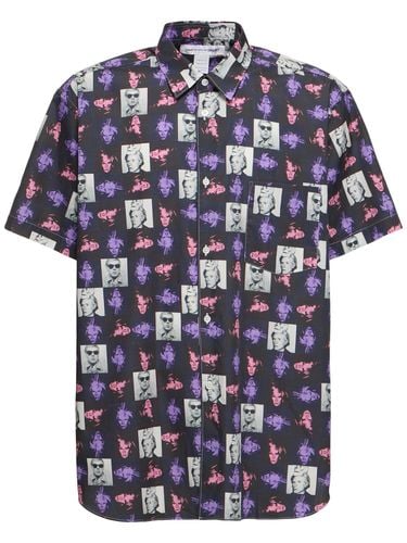 Andy Warhol Printed Cotton Poplin Shirt - COMME DES GARÇONS SHIRT - Modalova