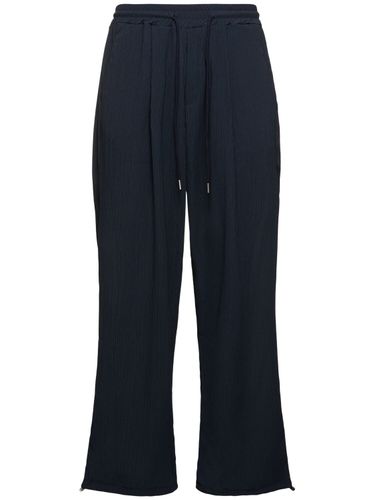 Crinckle Wide Jogging Pants - THE FRANKIE SHOP - Modalova