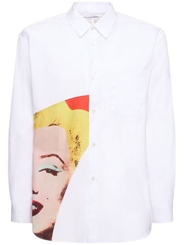 Camicia Andy Warhol In Cotone Stampato - COMME DES GARÇONS SHIRT - Modalova