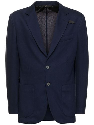 Cotton & Silk Jersey Blazer - BRIONI - Modalova