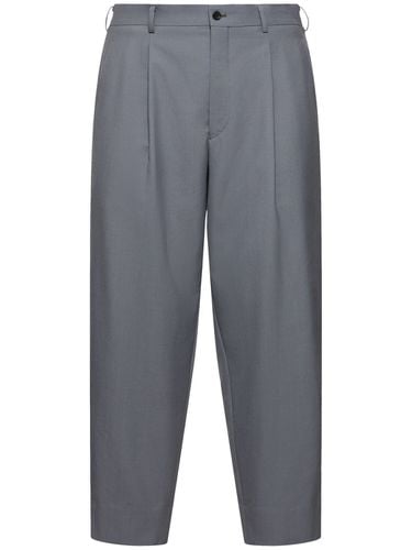 Pleated Wool Pants - COMME DES GARÇONS HOMME PLUS - Modalova