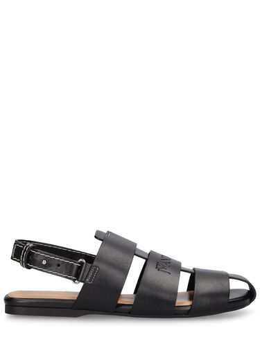 Mm Hohe Sandalen Aus Leder „fisherman“ - JW ANDERSON - Modalova