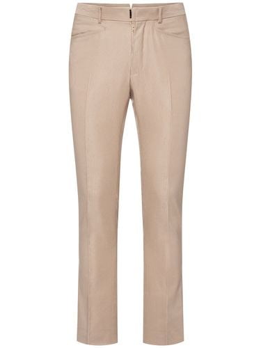 Pantaloni Dritti In Seta E Cotone Vintage - TOM FORD - Modalova