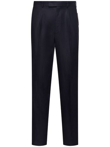 Pantalones De Lino - ZEGNA - Modalova