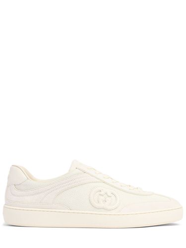 G74 Gg Suede & Fabric Sneakers - GUCCI - Modalova