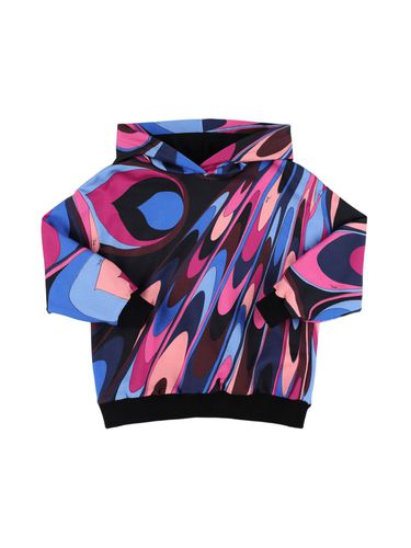 Sudadera De Algodón Estampado Con Capucha - PUCCI - Modalova