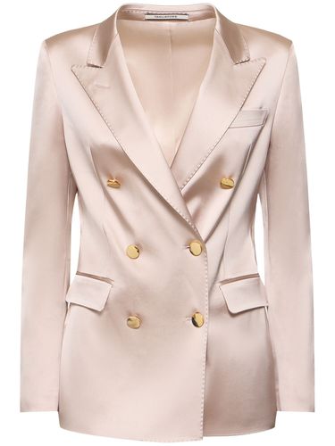 Blazer Doppiopetto Parigi In Raso - TAGLIATORE 0205 - Modalova