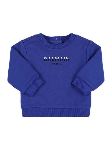 Sudadera De Algodón - BALMAIN - Modalova