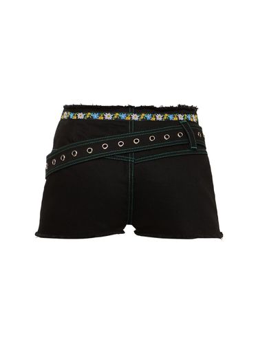 Taillierte Jeansshorts Mit Gürtel „robin“ - CORMIO - Modalova