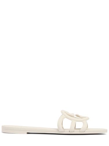 Mm Interlocking G Rubber Slide Sandals - GUCCI - Modalova