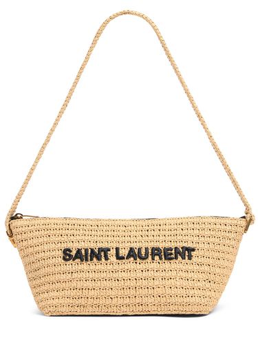 Umhängetasche Mit Raffia-effekt „tuc“ - SAINT LAURENT - Modalova