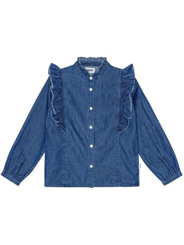 Camisa De Denim De Algodón Orgánico - MOLO - Modalova