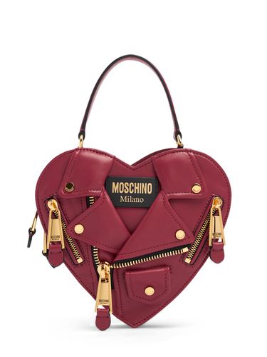 Kleine Handtasche Aus Leder „biker“ - MOSCHINO - Modalova