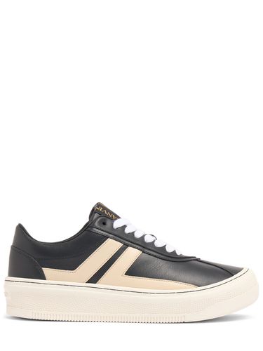 Pluto Leather Low Top Sneakers - LANVIN - Modalova