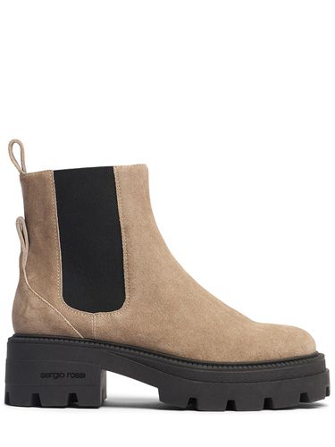 Mm Suede Chelsea Boots - SERGIO ROSSI - Modalova