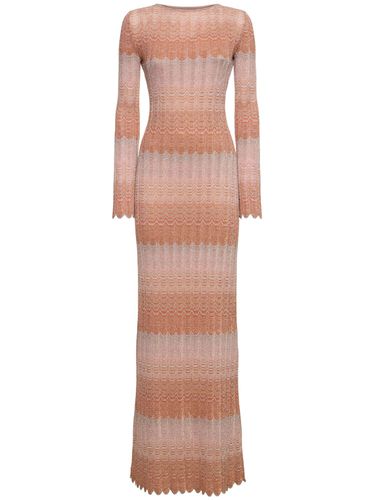 Langärmeliges Maxikleid Aus Viskoselamé-strick - MISSONI - Modalova