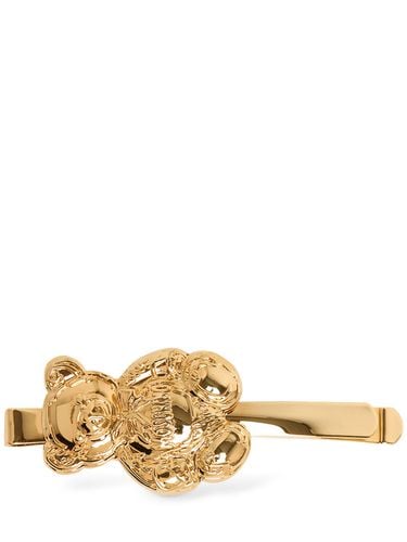 Archive Teddy Bear Hair Clip - MOSCHINO - Modalova