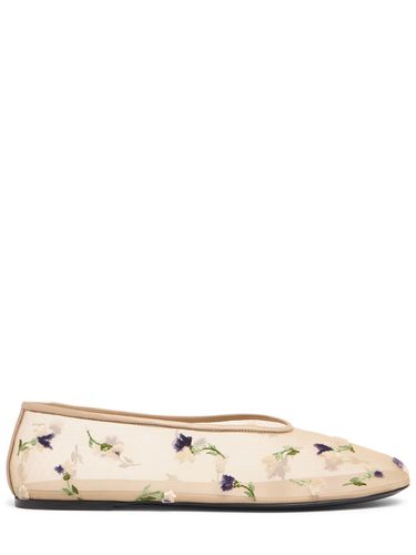 Mm Marcy Embroidered Mesh Ballerinas - KHAITE - Modalova