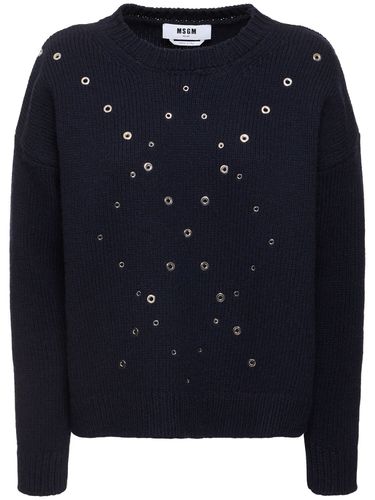 Pullover Aus Wollmischung - MSGM - Modalova