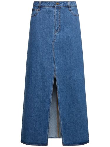 Miles Cotton Denim Long Skirt - DESIGNERS REMIX - Modalova